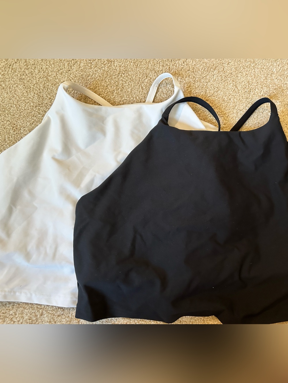 Old Navy Black and White Double Pack Sports Bras